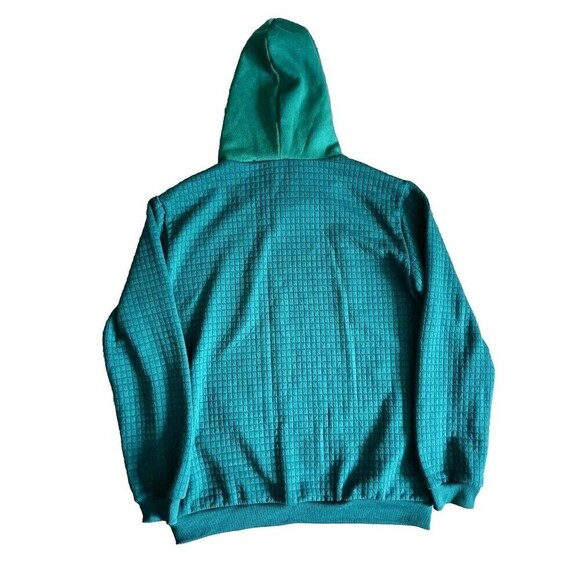 Coofandy Hoodie Men's Size Medium Quilted Pullover Waffle Knit Casual Sweatshirt - Picture 7 of 10